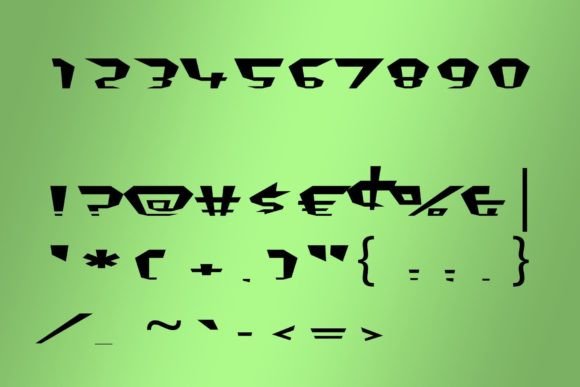 Fluoride Font - Preview 1