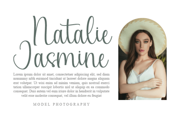 Gliter Signature Font font preview - 1