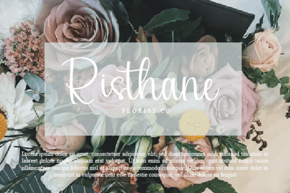 Gliter Signature Font font preview - 3