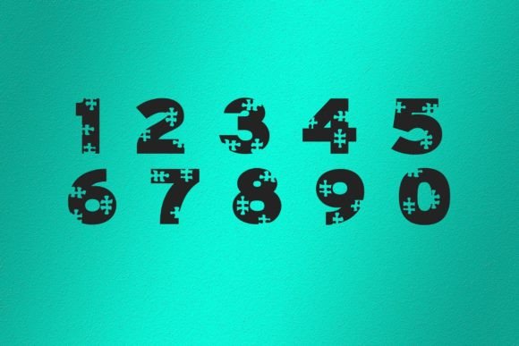 Jigsaw Puzzle Font - Preview 4