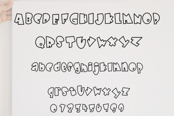 Milk Sheep Font PNG with transparent background - Preview 5