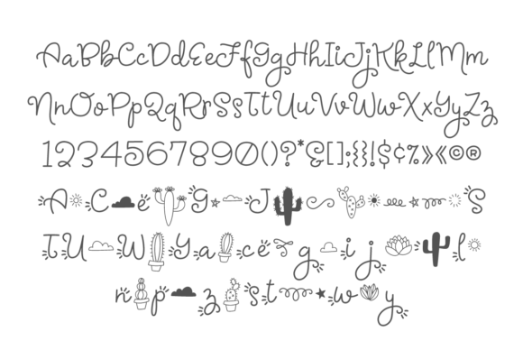 Mojave Font PNG with transparent background - Preview 6