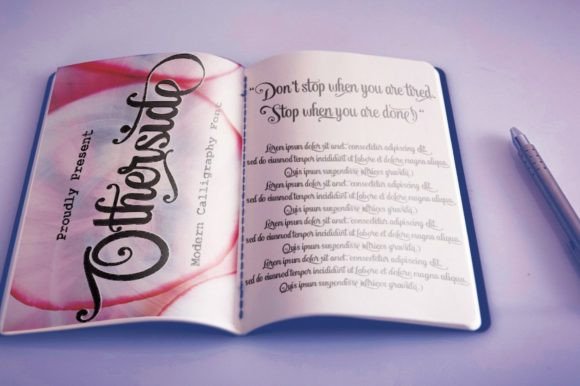 Otherside Font PNG with transparent background - Preview 5