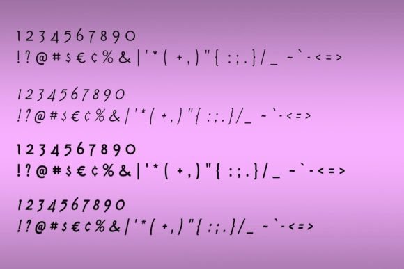 Prim and Proper Font PNG with transparent background - Preview 1