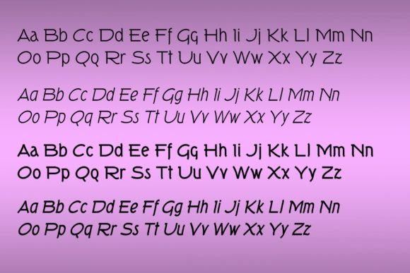 Prim and Proper Font PNG with transparent background - Preview 3