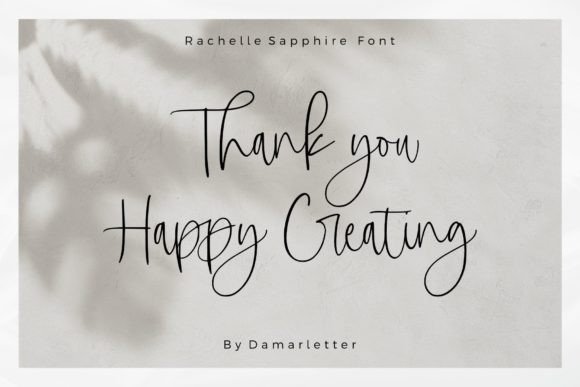 Rachelle Sapphire Font PNG with transparent background - Preview 6
