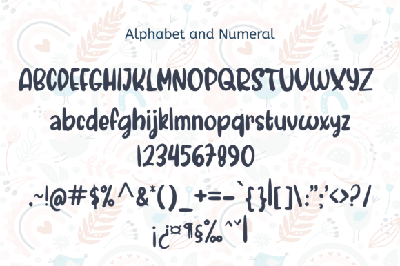 Rainbow Summer Font PNG with transparent background - Preview 1