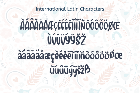 Rainbow Summer Font PNG with transparent background - Preview 2