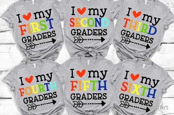 School Teacher Bundle Svg, 1st Grade Svg