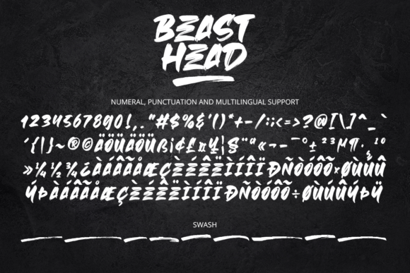 Beast Head Font - Preview 5