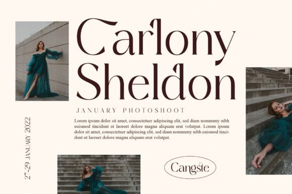 Cangste Font - Preview 3