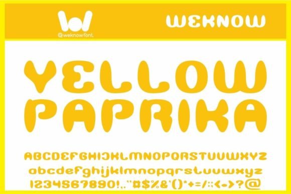 Cayenne Pepper Font PNG with transparent background - Preview 2