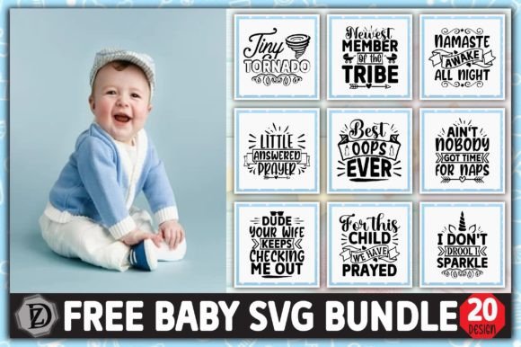 Free Baby Svg Bundle Graphics