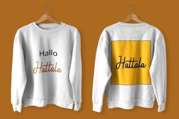 Hattala Font PNG with transparent background - Preview 4