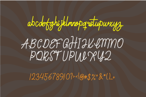 Hattala Font PNG with transparent background - Preview 5
