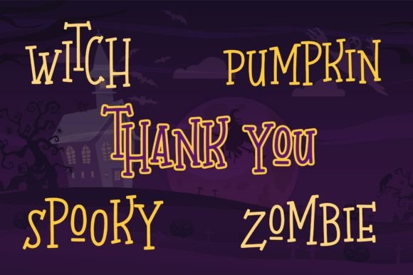 Haunted House Font - Preview 3