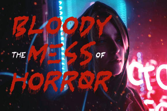 Mistery Backbone Font PNG with transparent background - Preview 1