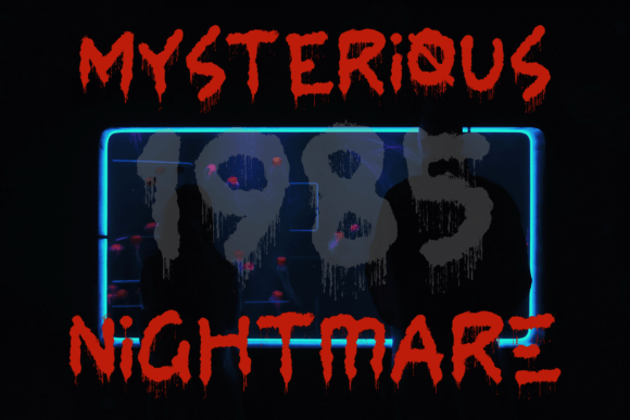 Mistery Backbone Font PNG with transparent background - Preview 3