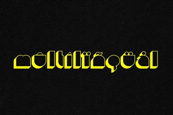Mr. Pac Font PNG with transparent background - Preview 1