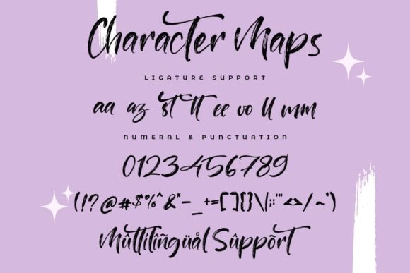 Patriciaz Font PNG with transparent background - Preview 6