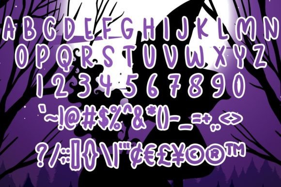 Scary Nightmare Font font preview - 3