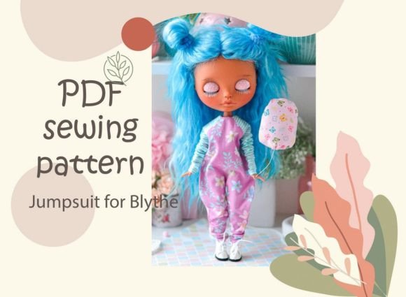 Sewing Pattern Jumpsuit Blythe Doll