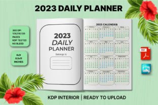 2023 Daily Planner for KDP Interior Graphic by Shumaya · Creative Fabrica