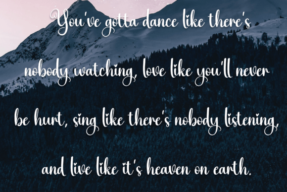 Beaming Font - Preview 5