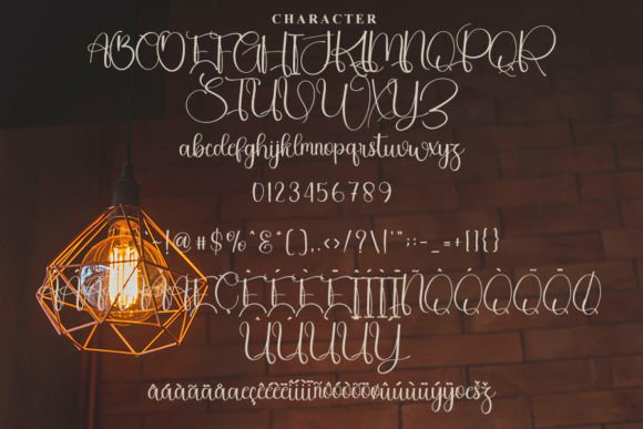 Brown Font - Preview 4