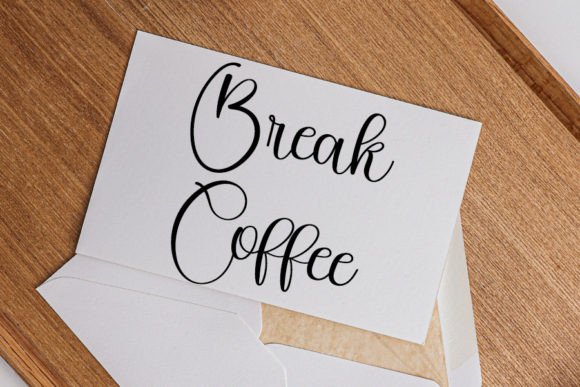 Brown Font - Preview 6
