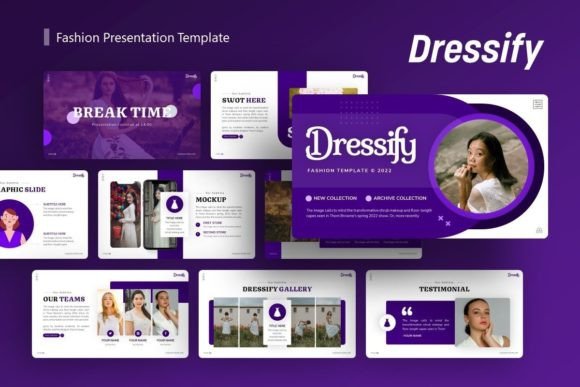Preview of Fashion Presentation - Dressify fashion presentation template