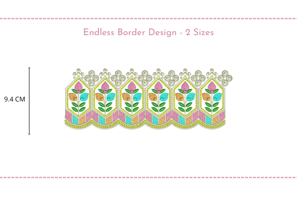 Floral Cutwork Border