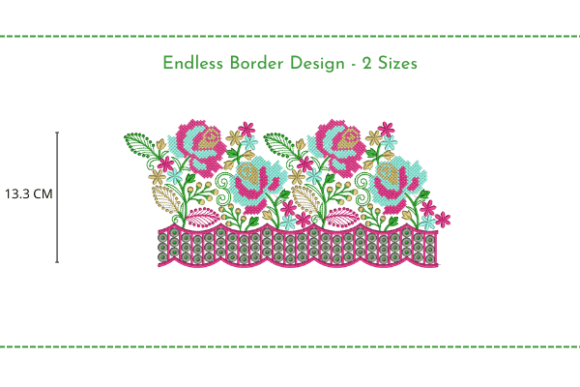 Floral Cutwork Border