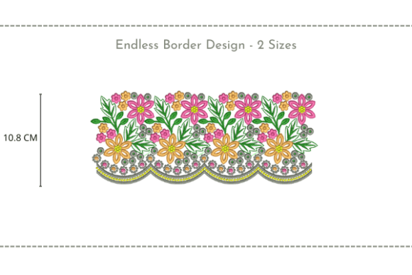 Floral Cutwork Border