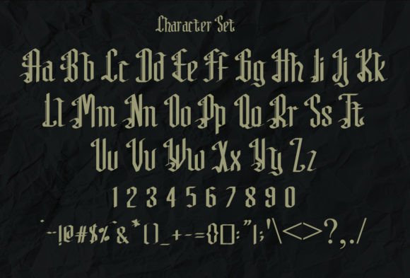 Glory Warrior Font - Preview 5