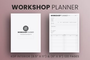 Workshop Planner - KDP Interior Graphic by Vector Cafe · Creative Fabrica