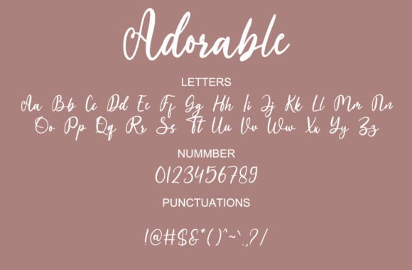 Adorable Font - Preview 5
