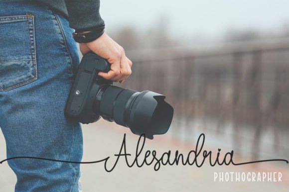 Alisiya Font PNG with transparent background - Preview 3
