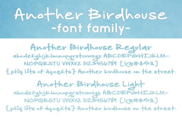 Another Birdhouse Font - Preview 2
