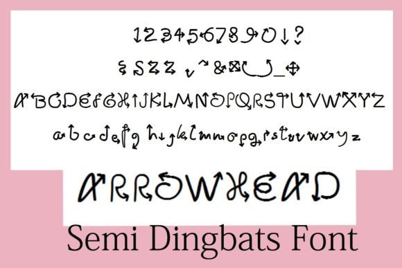 Arrowhead Font - Preview 1