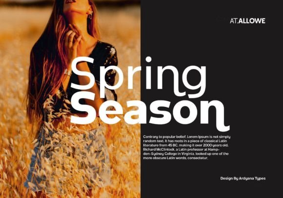 At. Allowe Font - Preview 5
