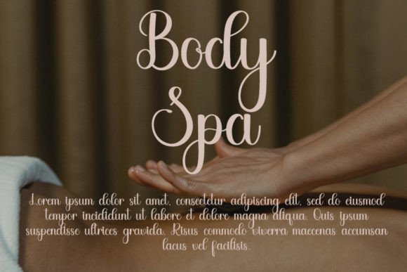 Bodycare Font - Preview 1