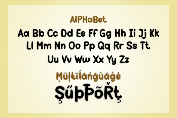 Fresh Smoothie Font PNG with transparent background - Preview 4