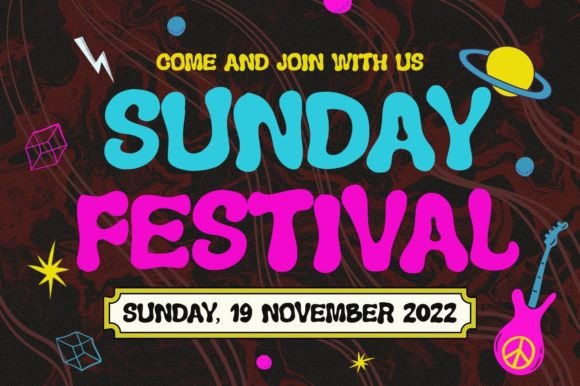 Groovy Electro Font - Preview 3