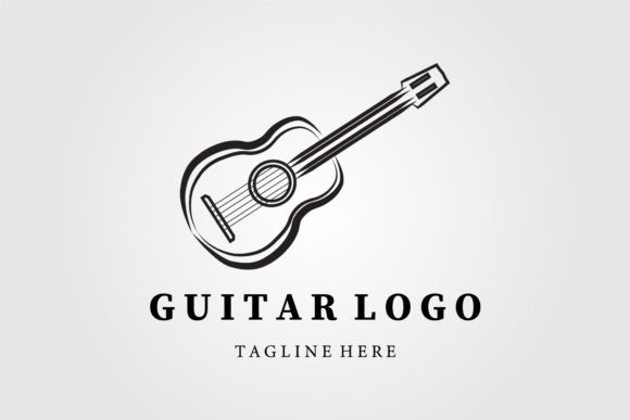 Guitar Vintage Grafik Logos Von RAY N RAC