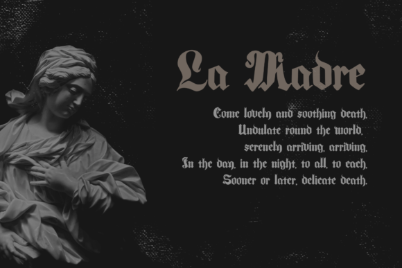 Luminados Fraktur Font PNG with transparent background - Preview 2