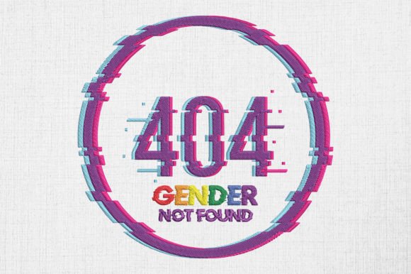 404 Gender Not Found LGBTQ Pride