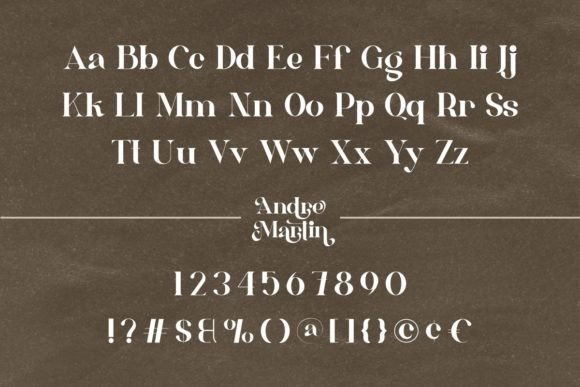 Andre Martin Font - Preview 3