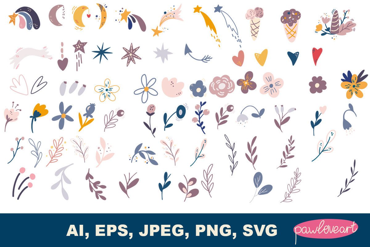Boho Elements Graphic by PawLoveArt · Creative Fabrica
