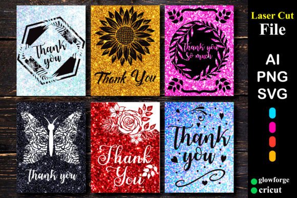 Butterfly & Floral Thank You Card Bundle